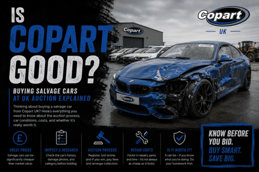 Is Copart Good? Buying Salvage Cars at UK Auction Explained