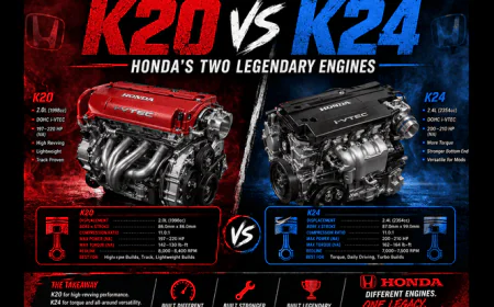 K20 vs K24: Honda's Two Legendary Engines Compared