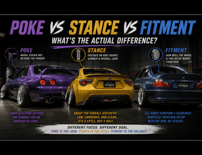 Poke vs Stance vs Fitment: What's the Actual Difference?