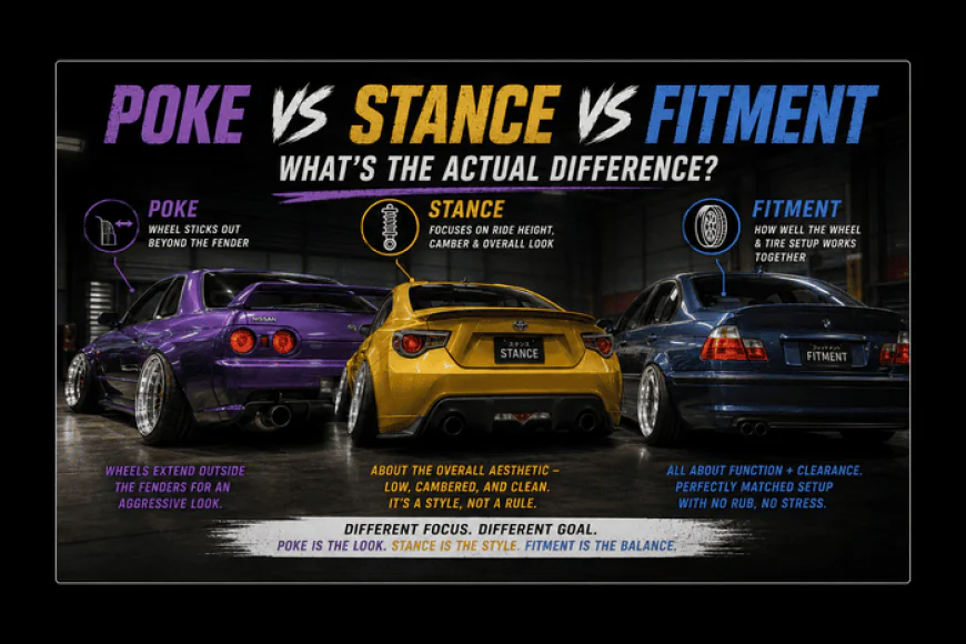 Poke vs Stance vs Fitment: What's the Actual Difference?