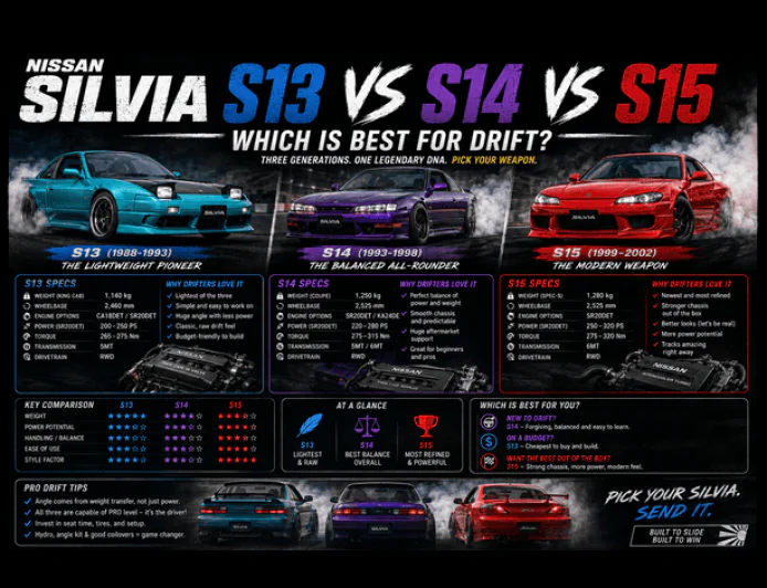 S13 vs S14 vs S15: Which Is Best for Drift?