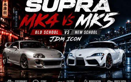 Toyota Supra MK4 vs MK5: Old School vs New School JDM Icon