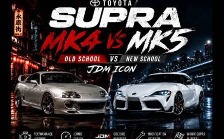 Toyota Supra MK4 vs MK5: Old School vs New School JDM Icon