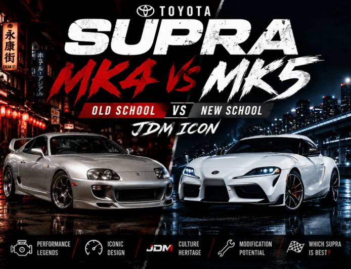 Toyota Supra MK4 vs MK5: Old School vs New School JDM Icon