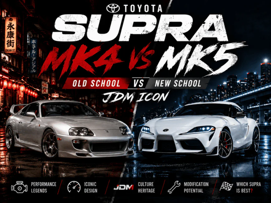 Toyota Supra MK4 vs MK5: Old School vs New School JDM Icon