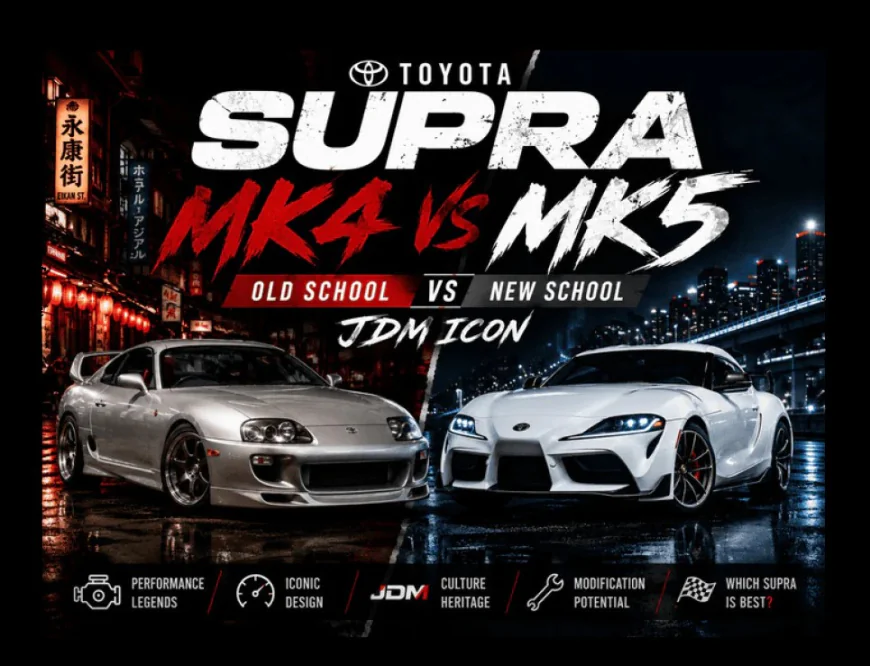 Toyota Supra MK4 vs MK5: Old School vs New School JDM Icon
