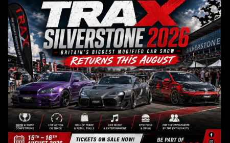 TRAX Silverstone 2026: Britain's Biggest Modified Car Show Returns This August