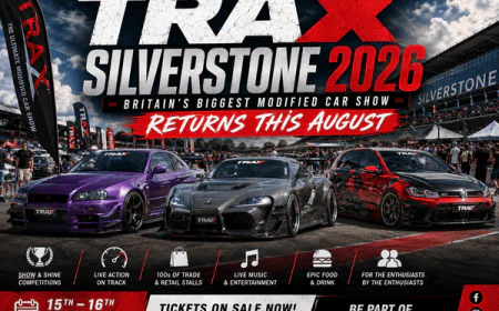 TRAX Silverstone 2026: Britain's Biggest Modified Car Show Returns This August