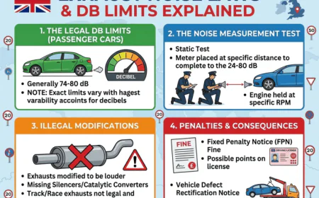 UK Exhaust Noise Laws and dB Limits Explained