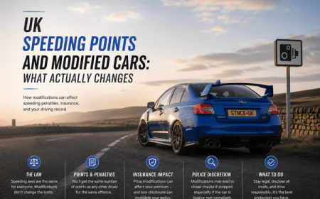 UK Speeding Points and Modified Cars: What Actually Changes