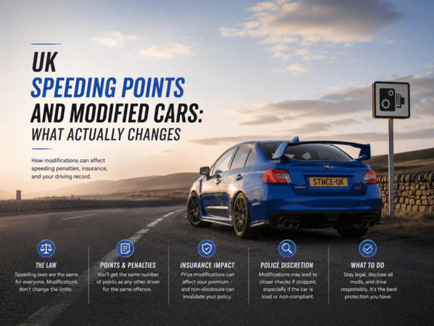 UK Speeding Points and Modified Cars: What Actually Changes