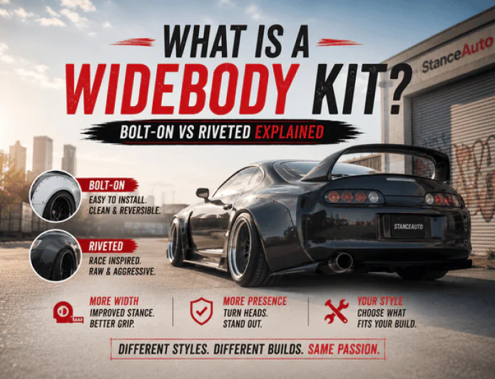 What Is a Widebody Kit? Bolt-On vs Riveted Explained