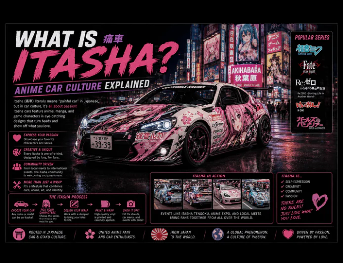 What Is Itasha? Anime Car Culture Explained