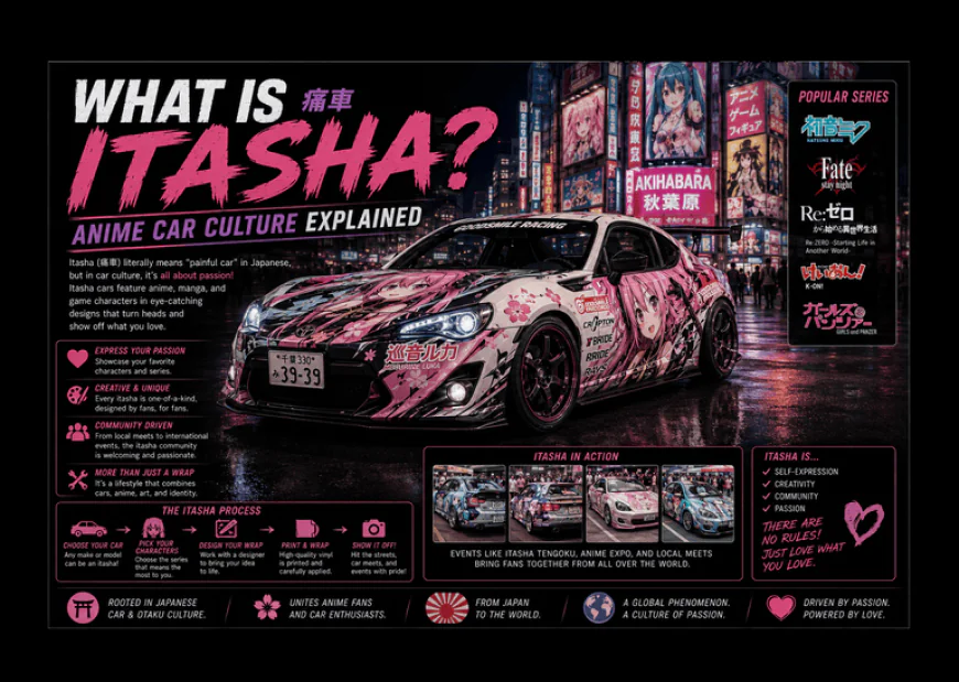 What Is Itasha? Anime Car Culture Explained