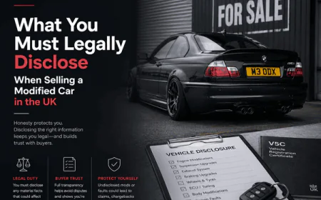 What You Must Legally Disclose When Selling a Modified Car in the UK