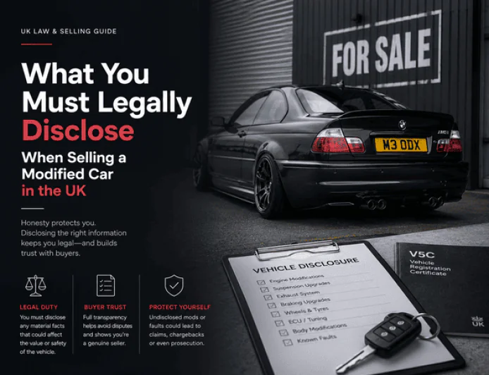What You Must Legally Disclose When Selling a Modified Car in the UK