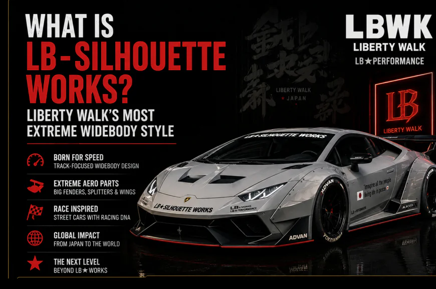 What Is LB-Silhouette WORKS? Liberty Walk's Most Extreme Widebody Style