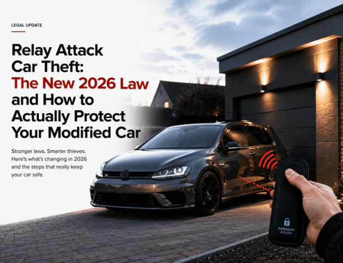 Relay Attack Car Theft: The New 2026 Law and How to Actually Protect Your Modified Car