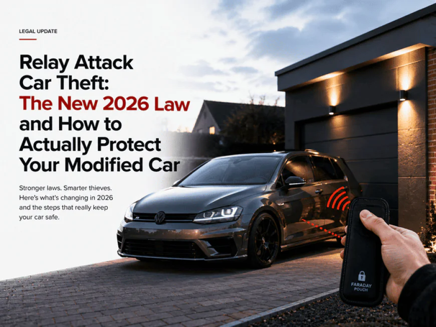 Relay Attack Car Theft: The New 2026 Law and How to Actually Protect Your Modified Car