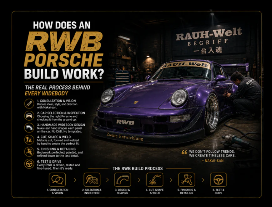 How Does an RWB Porsche Build Work? The Real Process Behind Every Widebody