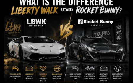 What Is the Difference Between Liberty Walk and Rocket Bunny?