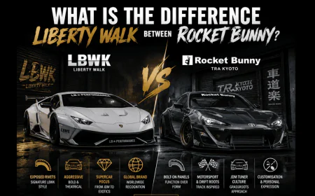 What Is the Difference Between Liberty Walk and Rocket Bunny?