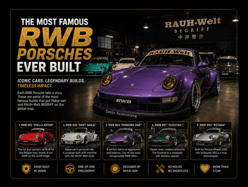 The Most Famous RWB Porsches Ever Built