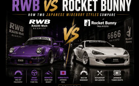 RWB vs Rocket Bunny: How Two Japanese Widebody Styles Compare