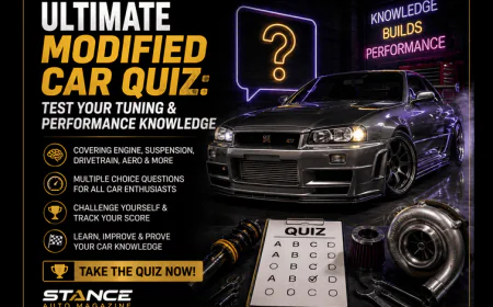 Ultimate Modified Car Quiz: Test Your Tuning & Performance Knowledge