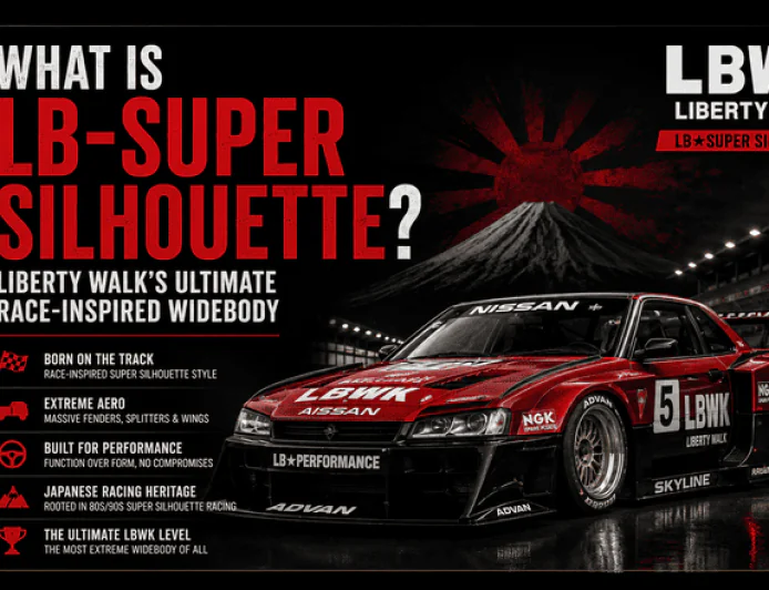 What Is LB-Silhouette WORKS? Liberty Walk's Most Extreme Widebody Style