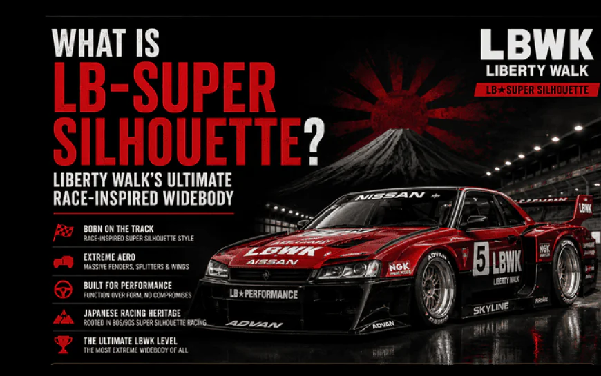 What Is LB-Silhouette WORKS? Liberty Walk's Most Extreme Widebody Style
