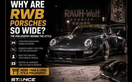 Why Are RWB Porsches So Wide? The Philosophy Behind the Style
