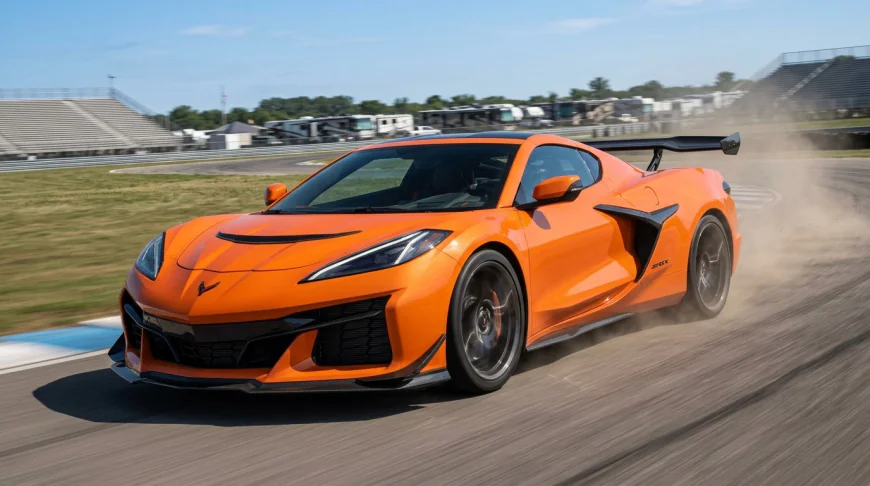 2026 Chevrolet Corvette (C8) ZR1X on a race track