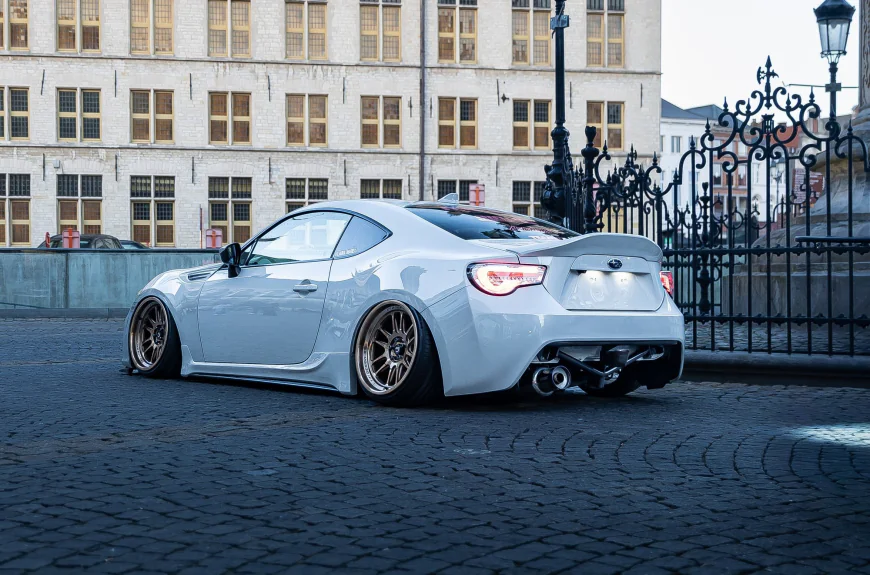 Stanced Subaru BRZ: Laura's Imported Air Suspension Build
