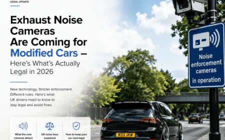 Exhaust Noise Cameras Are Coming for Modified Cars — Here's What's Actually Legal in 2026