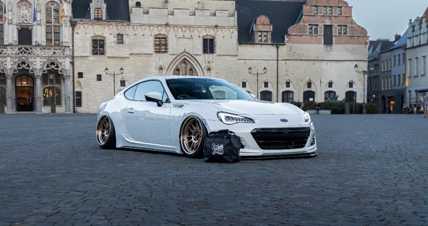 Stanced Subaru BRZ: Laura's Imported Air Suspension Build