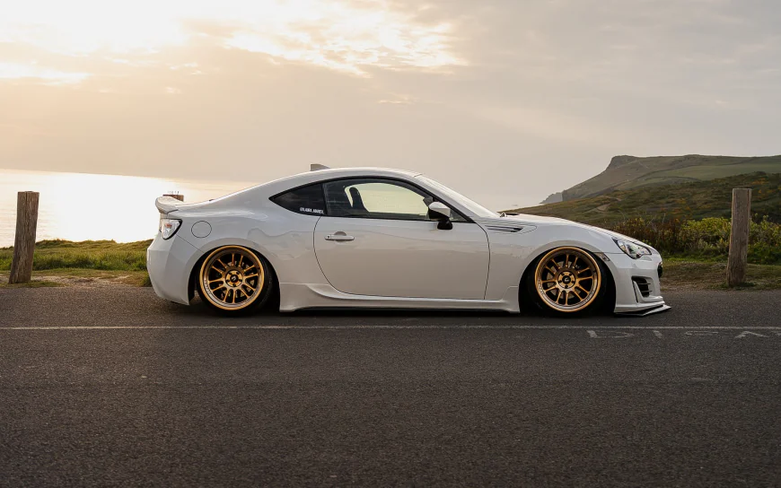 Stanced Subaru BRZ: Laura's Imported Air Suspension Build
