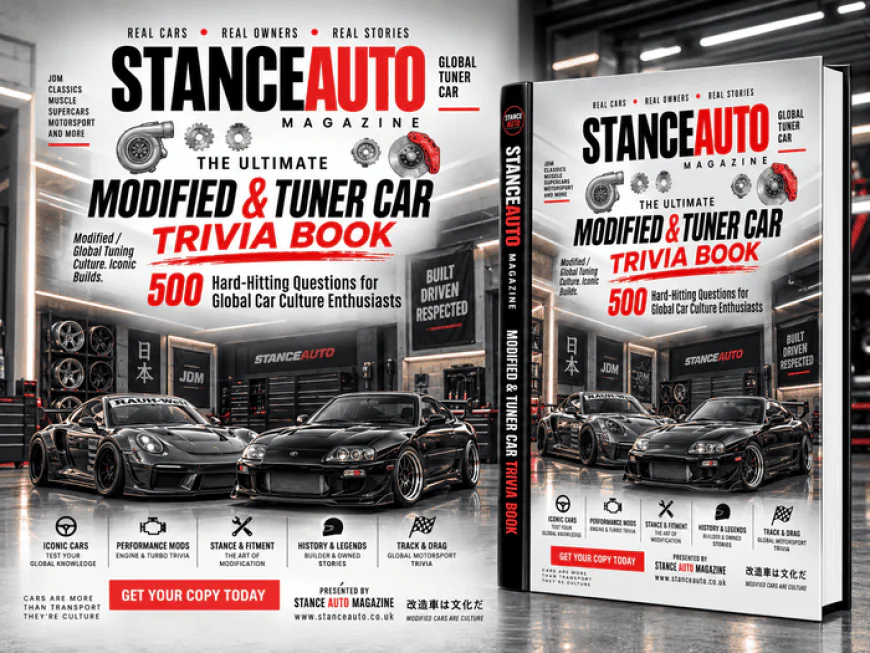 The Ultimate Modified & Tuner Car Trivia Book: 500 Questions