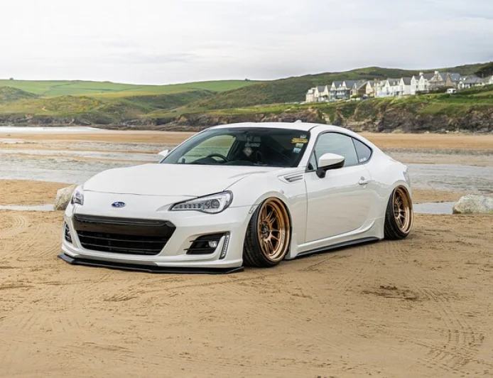 Stanced Subaru BRZ: Laura's Imported Air Suspension Build