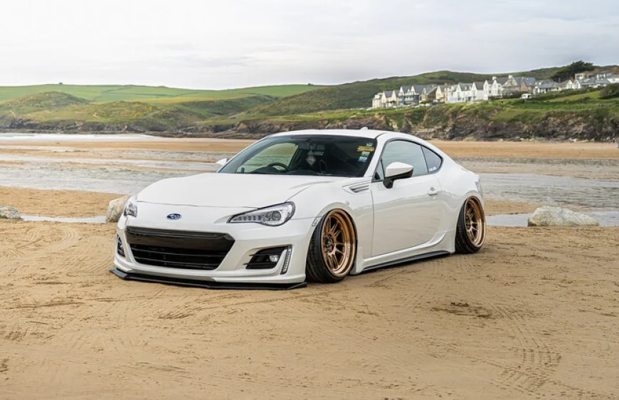 Stanced Subaru BRZ: Laura's Imported Air Suspension Build