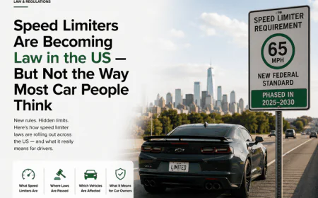 Speed Limiters Are Becoming Law in the US — But Not the Way Most Car People Think