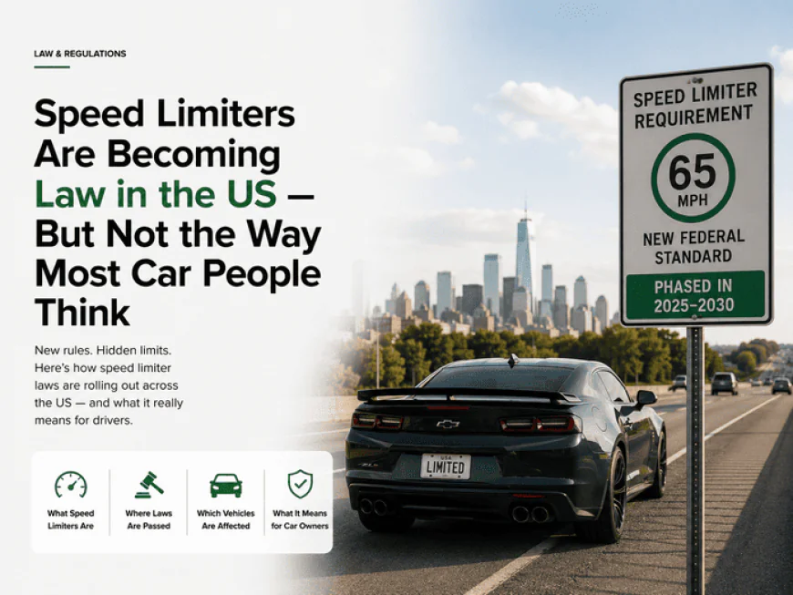 Speed Limiters Are Becoming Law in the US — But Not the Way Most Car People Think