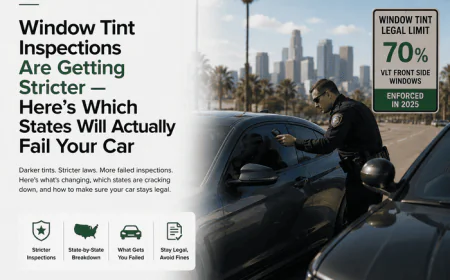 Window Tint Inspections Are Getting Stricter — Here's Which States Will Actually Fail Your Car
