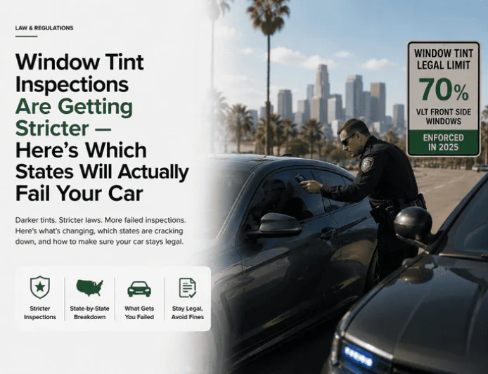 Window Tint Inspections Are Getting Stricter — Here's Which States Will Actually Fail Your Car