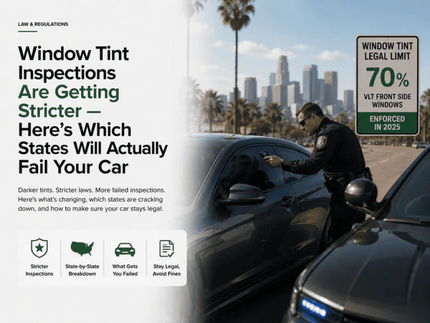 Window Tint Inspections Are Getting Stricter — Here's Which States Will Actually Fail Your Car