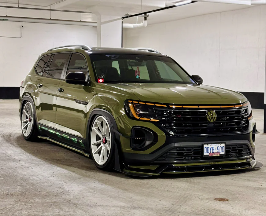 Bagged Volkswagen Atlas: Marco Dator's 2024 Family SUV Show Build