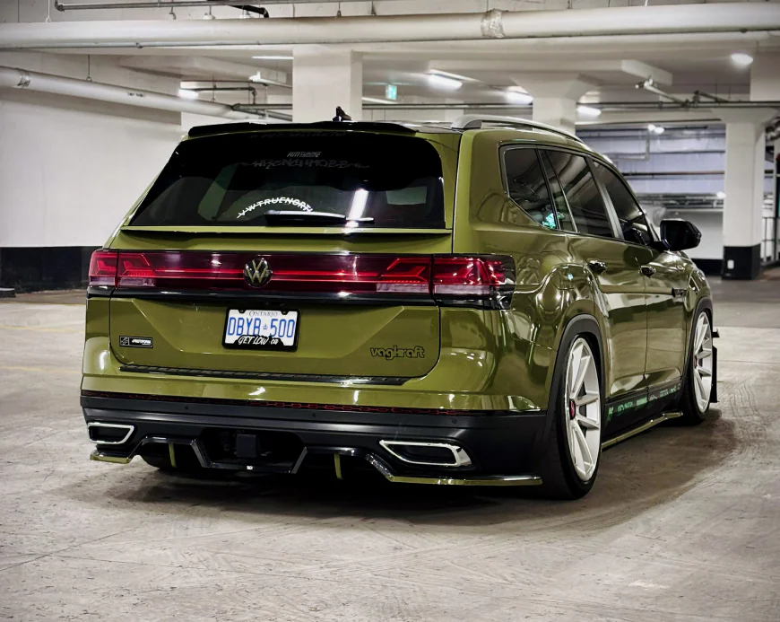 Bagged Volkswagen Atlas: Marco Dator's 2024 Family SUV Show Build