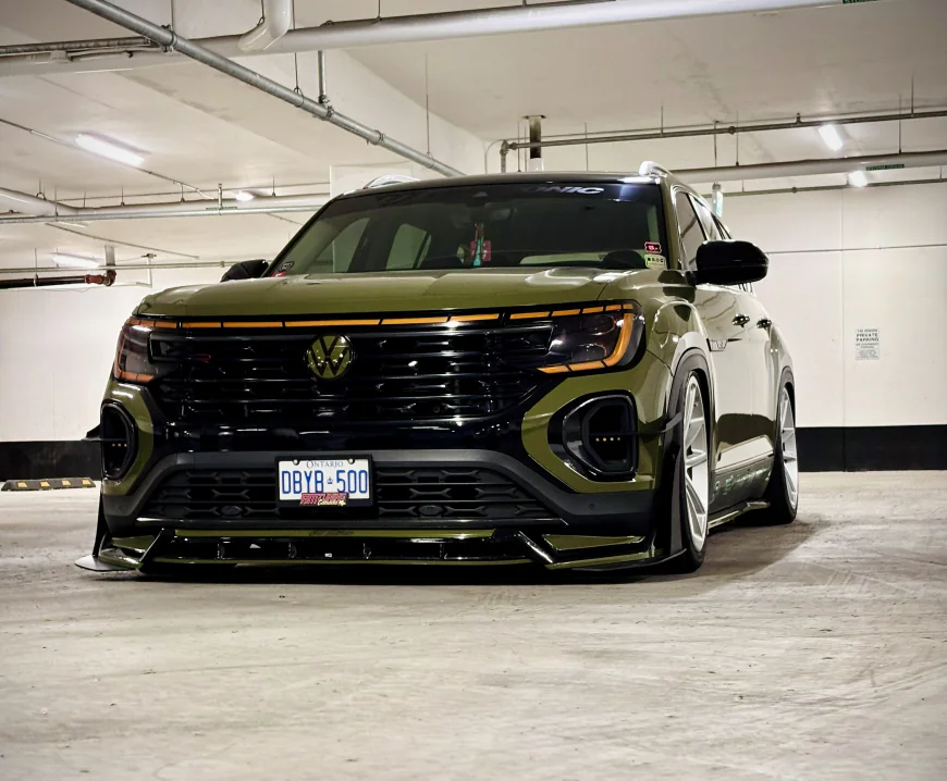 Bagged Volkswagen Atlas: Marco Dator's 2024 Family SUV Show Build