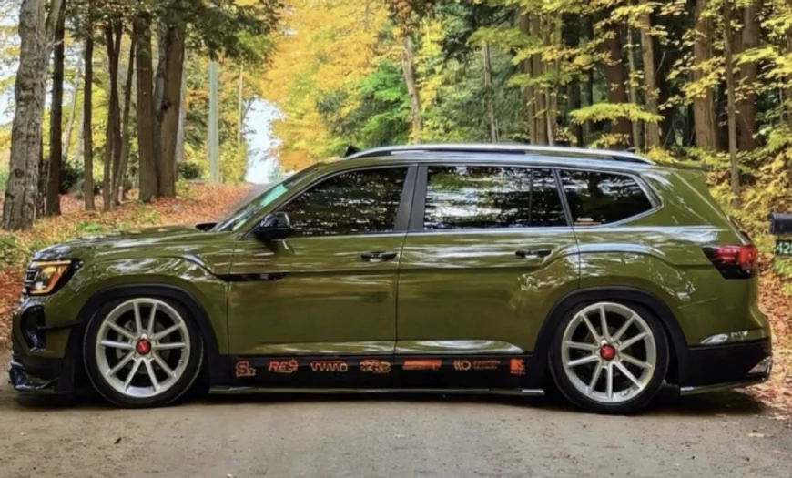 Bagged Volkswagen Atlas: Marco Dator's 2024 Family SUV Show Build