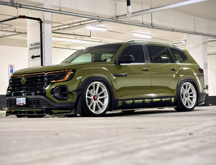 Bagged Volkswagen Atlas: Marco Dator's 2024 Family SUV Show Build